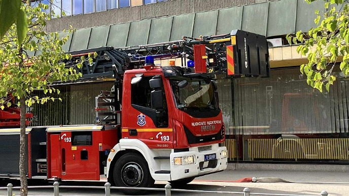 Požar u centru Novog Pazara